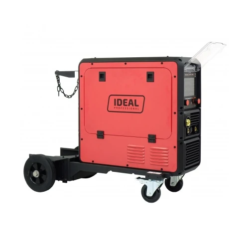 Ideal TECNO MIG 337 PULSE SYNERGIC LCD - Spawarka inwertorowa Migomat + wózek