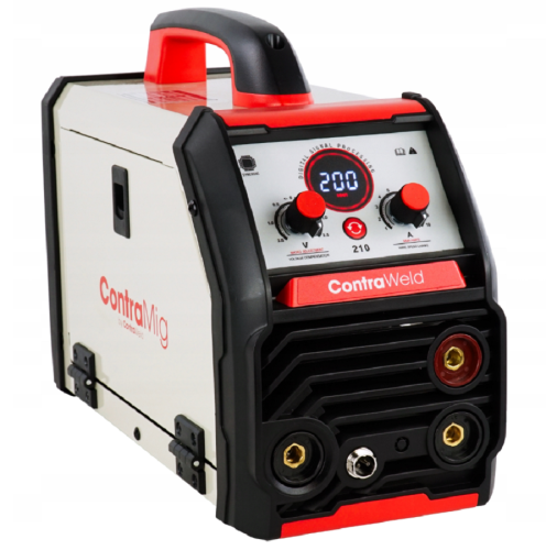 ContraWeld ContraMIG 210 - Półautomat spawalniczy FCW/MMA/TIG z przyłbica