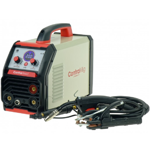 ContraWeld ContraMIG 210 - Półautomat spawalniczy FCW/MMA/TIG z przyłbica