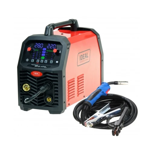 Ideal TECNO MIG 224 Synergic Led 4x4 - Spawarka inwertorowa Migomat