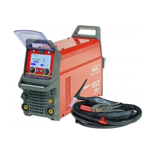 Ideal EXPERT TIG 222 AC/DC PFC PULSE Pro5 LCD - Spawarka inwertorowa TIG AC/DC