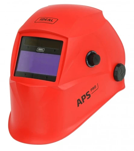 Ideal APS-616G RDM/TC - Automatyczna przyłbica spawalnicza (True Colour) czerwona matowa
