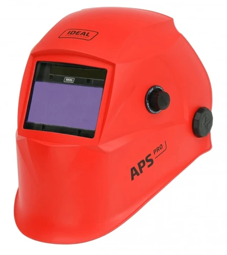 Ideal APS-718G RDM/TC - Automatyczna przyłbica spawalnicza czerwona matowa