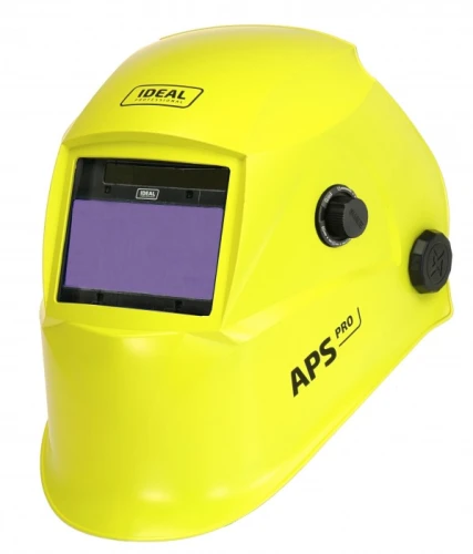 Ideal APS-718G YLM/TC - Automatyczna przyłbica spawalnicza żółta matowa