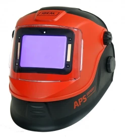 Ideal APS-P31-F1 BLR/TC - Automatyczna przyłbica spawalnicza czarno-czerwona