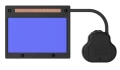 Ideal APS-868L BLU/TC - Automatyczna przyłbica spawalnicza niebieska