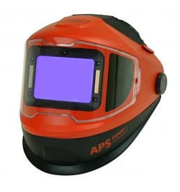 Ideal APS-P31-FS1 BLR/TC - Automatyczna przyłbica spawalnicza czarno-czerwona
