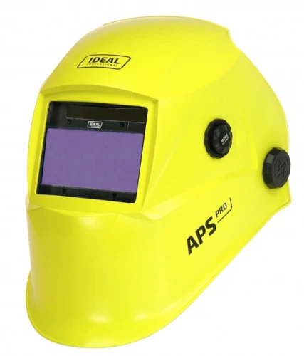 Ideal APS-868L YLM/TC - Automatyczna przyłbica spawalnicza żółta matowa