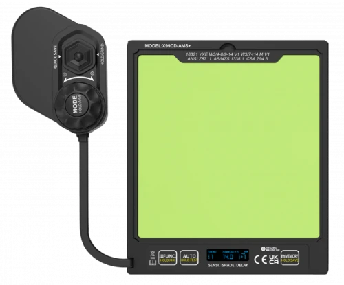 Ideal APS-X99CD BLA/TC - Automatyczna przyłbica spawalnicza czarna