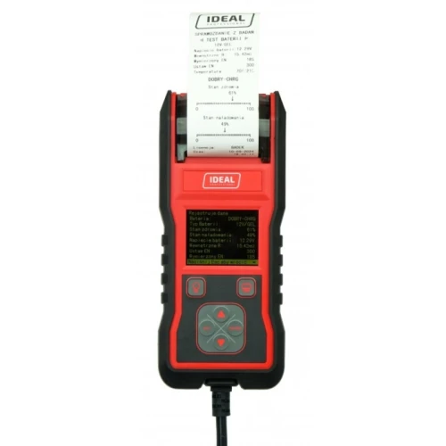 IDEAL BDT4000A - Tester akumulatorów z drukarką 6/12 V