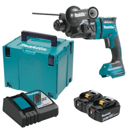 MAKITA DHR182RTJ - Akumulatorowa młotowiertarka SDS-PLUS