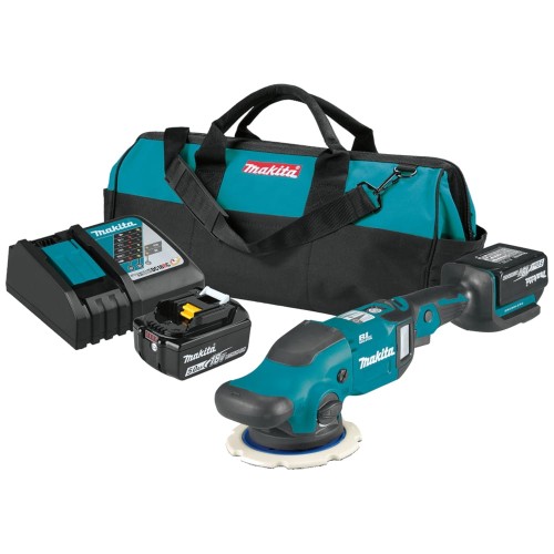 MAKITA DPO600RTE - Akumulatorowa szlifierka mimośrodowa