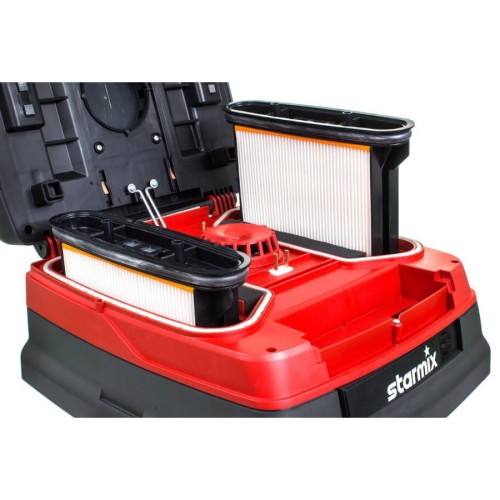STARMIX iPulse M-1635 SAFE Top - Odkurzacz przemysłowy z automatycznym czyszczeniem filtra