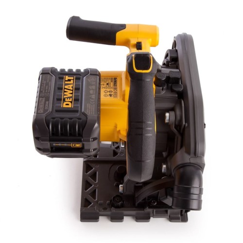 DeWalt DCS520T2R - Akumulatorowa pilarka tarczowa 165 MM z szyną prowadzącą 1,5 m
