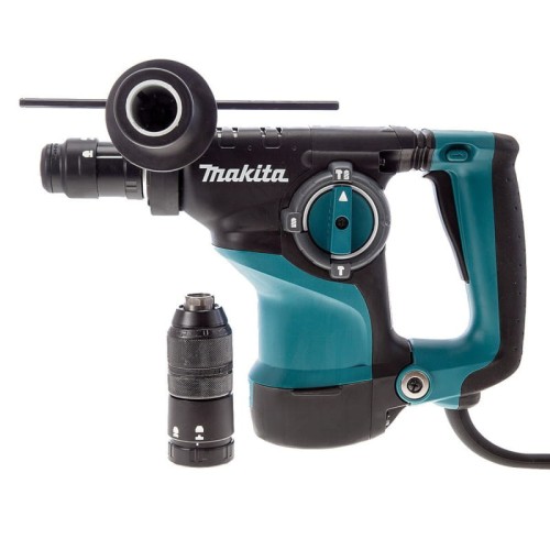 MAKITA HR2811FT - Młotowiertarka 3-funkcyjna + dodatkowa głowica