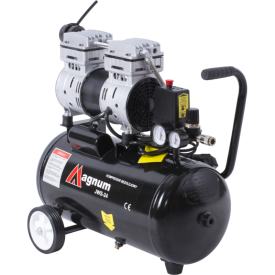 MAGNUM JWS-24 750W - Kompresor bezolejowy - wyciszony 24 L