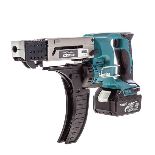 MAKITA DFR550RFE - Wkrętarka do regipsów z magazynkiem