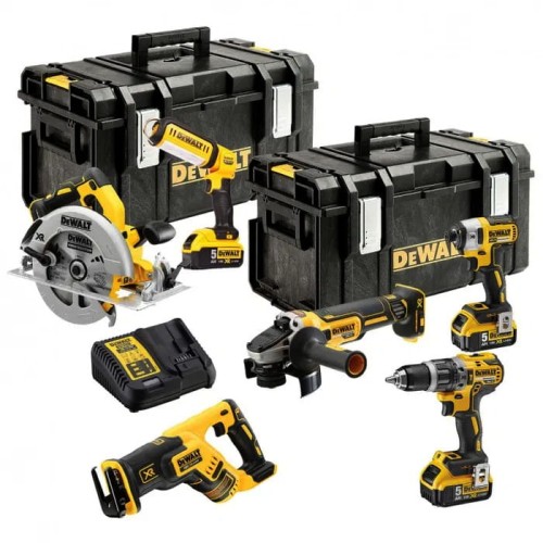 DeWalt DCK623P3 - Zestaw combo DCD796 + DCF887 + DCS570 + DCG405 + DCS367 + DCL050
