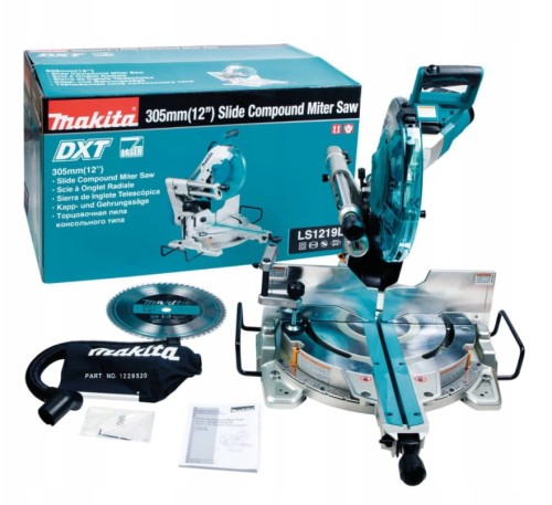 MAKITA LS1219L - Piła ukośna z posuwem, uchylna 2-stronnie 305 MM