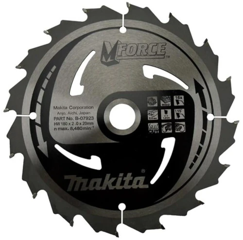 MAKITA B-07923 - Tarcza tnąca do drewna 180x20x16z