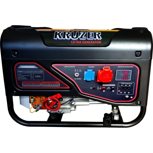 KRUZER THT 3900E - Agregat prądotwórczy 3-fazowy z elektrycznym startem 400V/230V