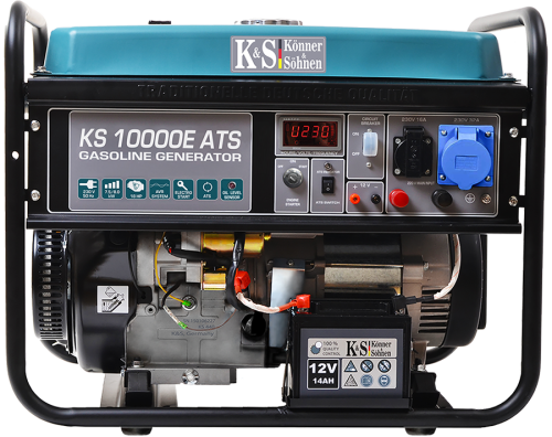 KöNNER&SOHNEN KS 10000E ATS - Agregat prądotwórczy 1-fazowy z elektrycznym startem 230V + ATS