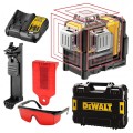 DEWALT DCE089D1R - Laser krzyżowy samopoziomujący 3-wiązkowy 360°