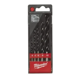 Milwaukee 4932352465 - Wiertła czołowe i krawędziowe do drewna zestaw 5 sztuk