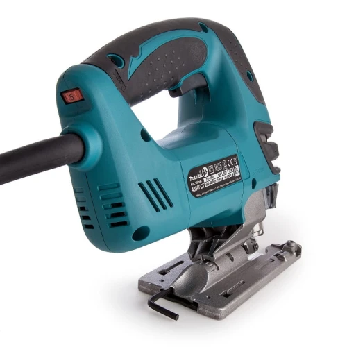 MAKITA 4350FCTJ - Wyrzynarka z podcinaniem z walizką MAKPAC + brzeszczoty