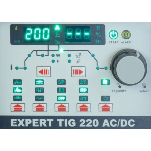 IDEAL EXPERT TIG 220 AC/DC PULSE W- Spawarka inwertorowa TIG z chłodnicą