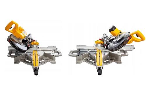 DEWALT DWS727 - Piła ukośna z posuwem 250 MM