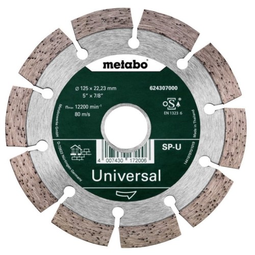 Metabo 624307000 - Diamentowa tarcza tnąca SP 125x22,23 mm