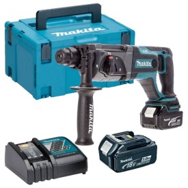 MAKITA DHR241RTJ - Akumulatorowa Młotowiertarka 3-funkcyjna