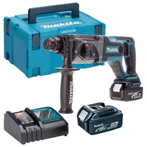 MAKITA DHR241RTJ - Akumulatorowa Młotowiertarka 3-funkcyjna
