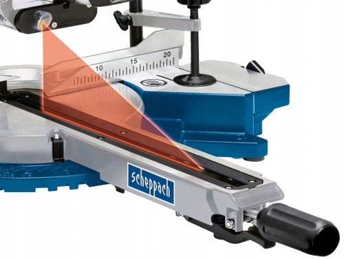 Scheppach HM254 - Piła ukośna 255 MM z posuwem z dodatkową tarczą