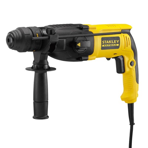 STANLEY SFMEH210K - Młotowiertarka 3-funkcyjna SDS-PLUS z dodatkową głowicą