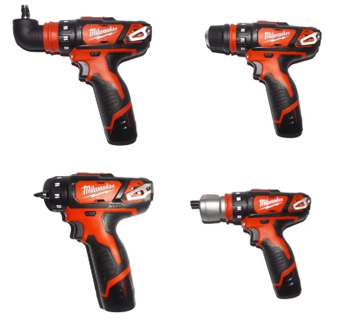 MILWAUKEE M12BDDXKIT-202C - Wiertarko-wkrętarka wymiennymi uchwytami