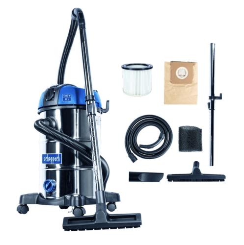 Scheppach ASP30 PLUS - Odkurzacz warsztatowy z otrzepywaczem ręcznym