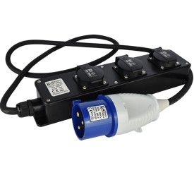 KÖNNER & SÖHNEN KS EX1.5M-3S - Adapter - przejściówka z 230V 32A na 3x 16A