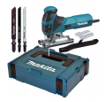 MAKITA 4351FCTJ - Wyrzynarka sieciowa z podcinaniem z walizką MAKPAC + brzeszczoty