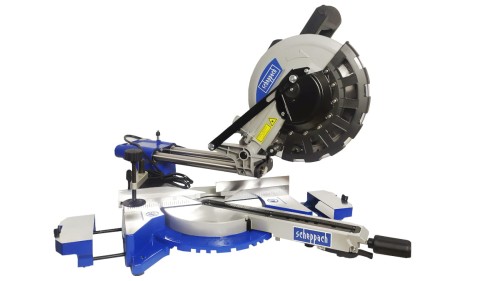 Scheppach HM254 - Piła ukośna 255 MM z posuwem z dodatkową tarczą
