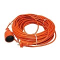 AWTOOLS 70201 - Przedłużacz ogrodowy jednogniazdowy bez uziemienia 15m 2x1.0mm / 10A / 230V / 2500W