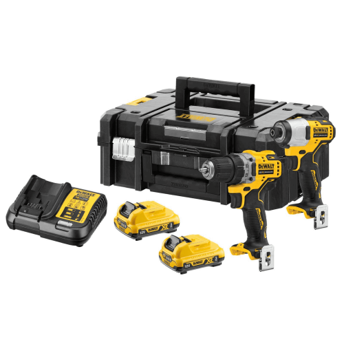 DeWalt DCK2110L2T - Zestaw combo DCD701 + DCF801