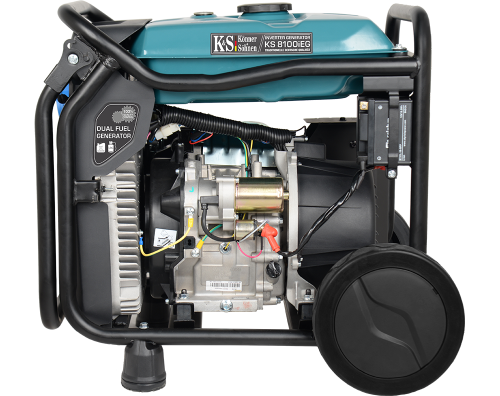 KöNNER&SOHNEN 8100iEG - Agregat prądotwórczy 1-fazowy z elektrycznym startem 230V + LPG
