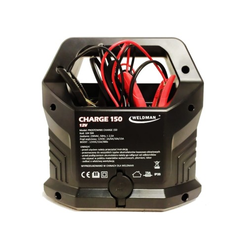 WELDMAN CHARGE 150 - Prostownik z funkcją odsiarczania 12V