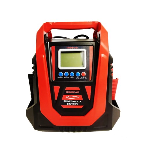 WELDMAN CHARGE 400 - Prostownik z funkcją odsiarczania 12/24V