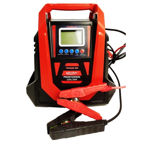 WELDMAN CHARGE 400 - Prostownik z funkcją odsiarczania 12/24V