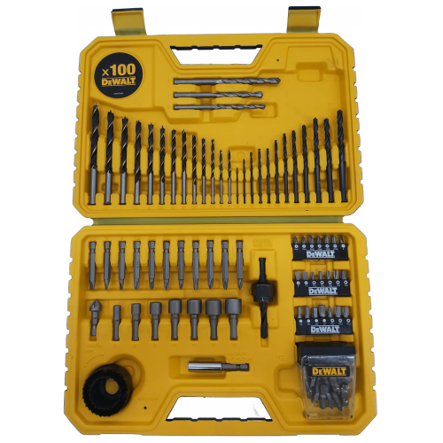 DeWalt DT71563 - Zestaw bitów/otwornic/nasadek/wierteł - 100 szt
