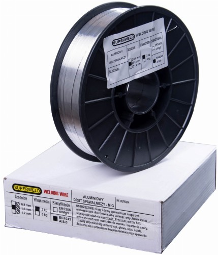 Drut MIG do aluminium - Ø 1.0 - 2 kg ER4043