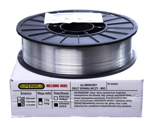 Drut MIG do aluminium - Ø 1.2 - 2 kg ER4043